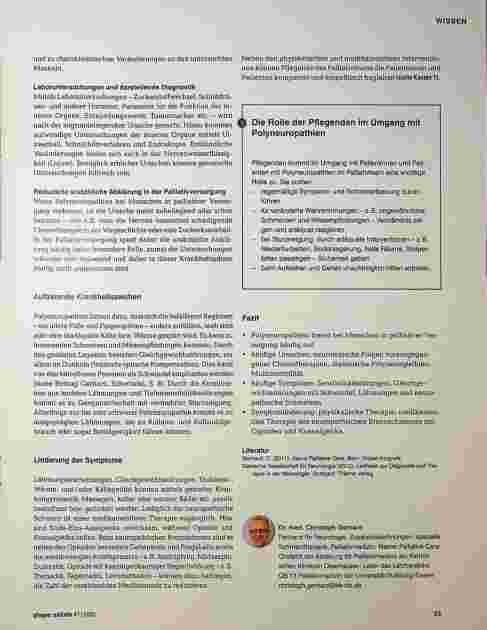 Vorschauseite 3: Empfindungen an Händen und Füßen. Leidvolle Symptome bei Polyneuropathien lindern.