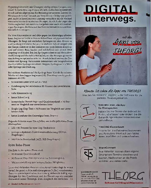 Vorschauseite 6: Diagnose Kreuzbandriss - und jetzt? Fallbeispiel mit Prehab, postoperativer Rehabilitation und Verletzungsprävention