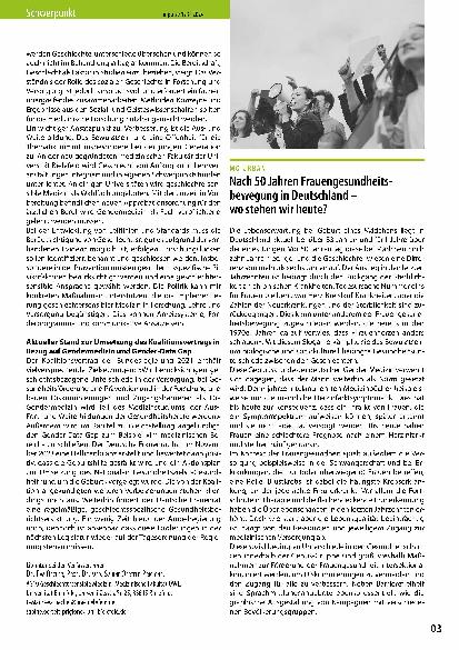 Vorschauseite 2: Der Gender Data Gap: unüberwindbare Hürde auf dem Weg zu einer gerechten Versorgung?