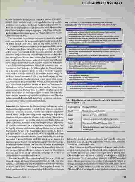 Vorschauseite 3: Was hilft bei oraler Mukositis bei einer Chemotherapie?
