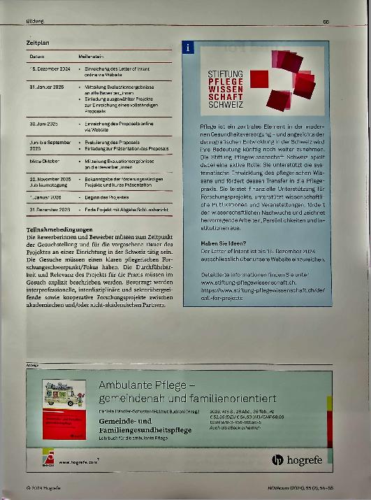 Vorschauseite 2: Gemeinsam für eine bessere Gesundheitsversorgung