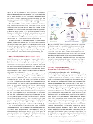 Vorschauseite 2: Im Blickpunkt: 3D-Bioprinting Neue Wege in der Transplantationsmedizin