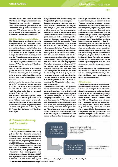 Vorschauseite 6: „…plötzlich gibt es das Puzzleteil…" – zur pflegefachlichen Einschätzung von Pflegebedürftigkeit im ambulanten Setting