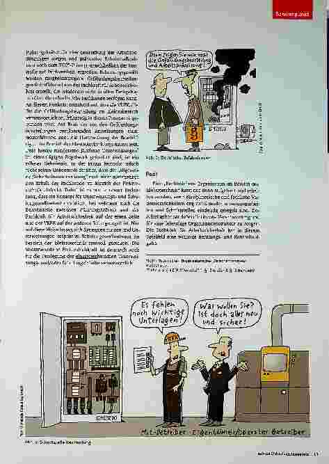 Vorschauseite 4: Verantwortung, Organisation und Delegation Elektrotechnik im Umfeld der Arbeitssicherheit