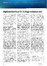 Vorschauseite 1: DigiKnowHow-Serie Teil II: Dinge verändern sich!