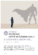 Vorschauseite 1: Die Reform wirft ihren Schatten voraus.