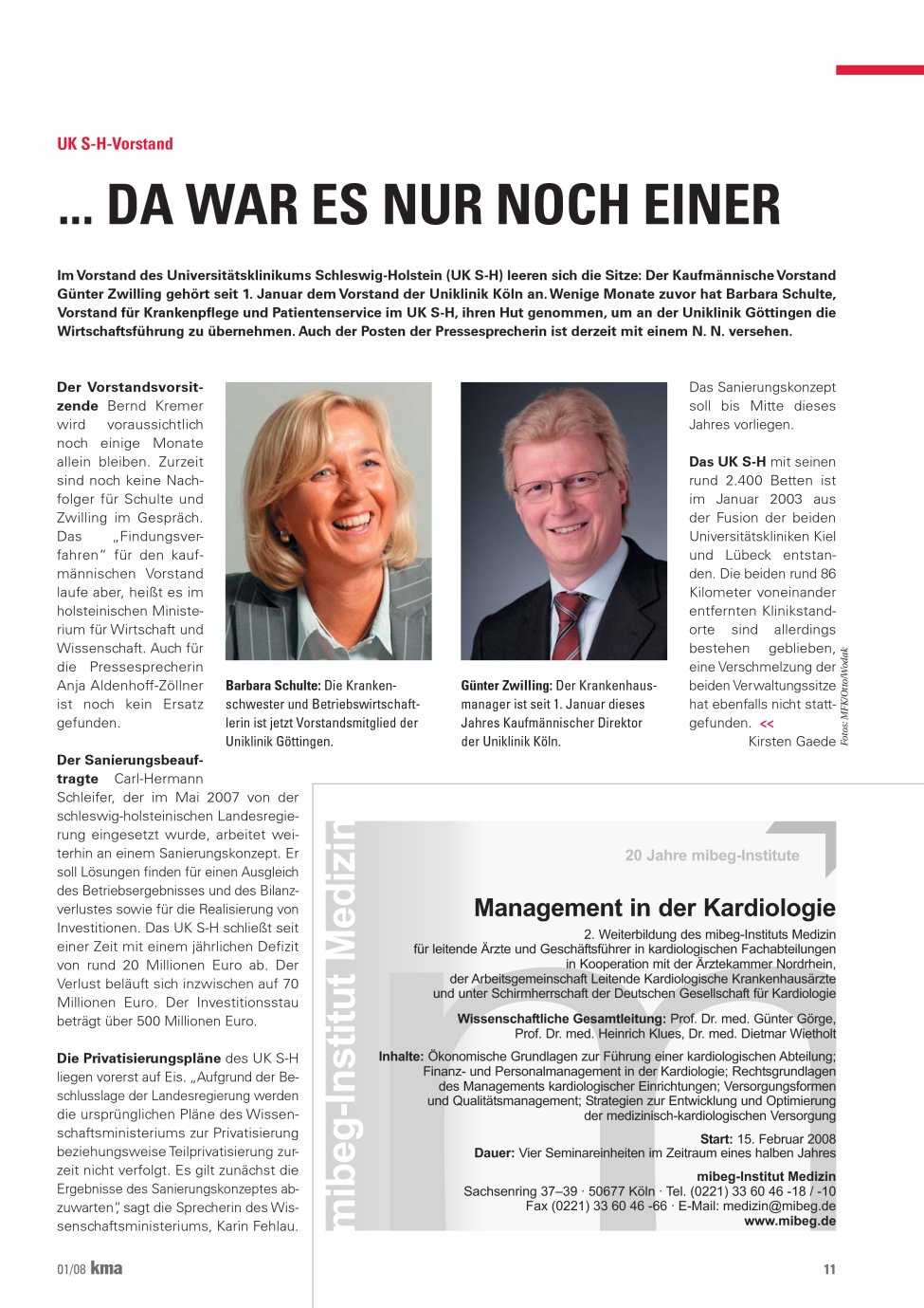 Vorschauseite 1: ... da war es nur noch einer