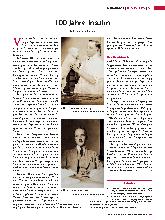 Vorschauseite 1: 100 Jahre Insulin