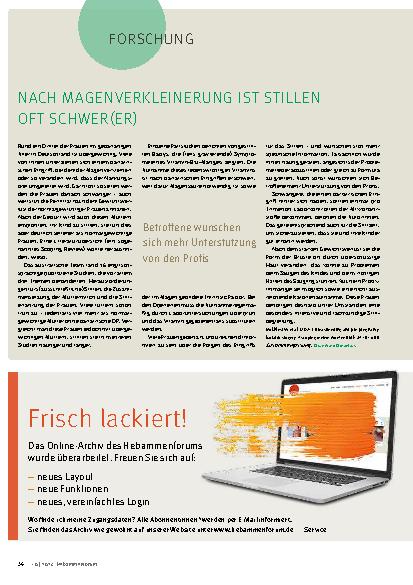 Vorschauseite 1: Aus der Forschung