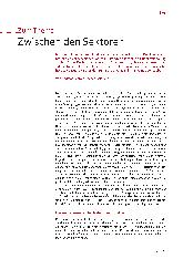 Vorschauseite 1: Zwischen den Sektoren