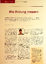 Vorschauseite 1: Die Bildung steuern.