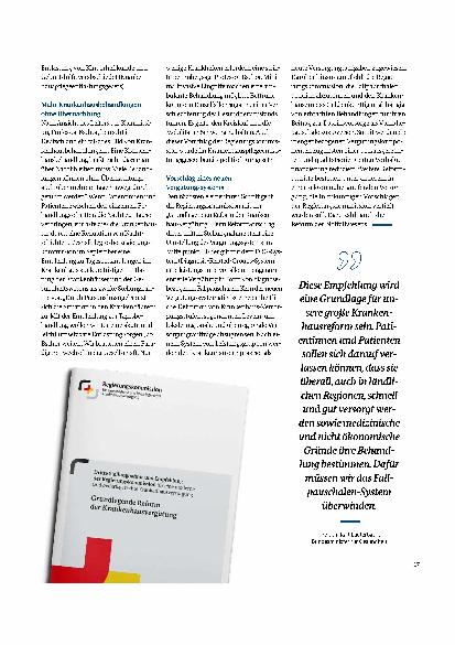 Vorschauseite 2: Akute und langfristige Entlastungsmaßnahmen für Krankenhäuser