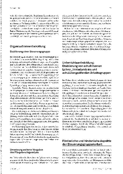 Vorschauseite 3: Steuerungsgruppenarbeit als Instrument der Schulentwicklung am Beispiel des KuGeL-Curriculums im Kontext der Generalistik