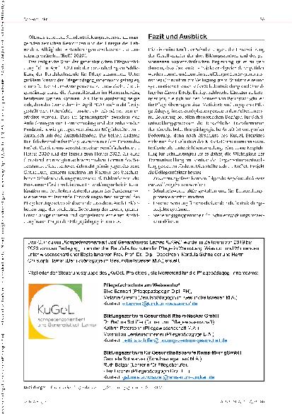 Vorschauseite 5: Steuerungsgruppenarbeit als Instrument der Schulentwicklung am Beispiel des KuGeL-Curriculums im Kontext der Generalistik