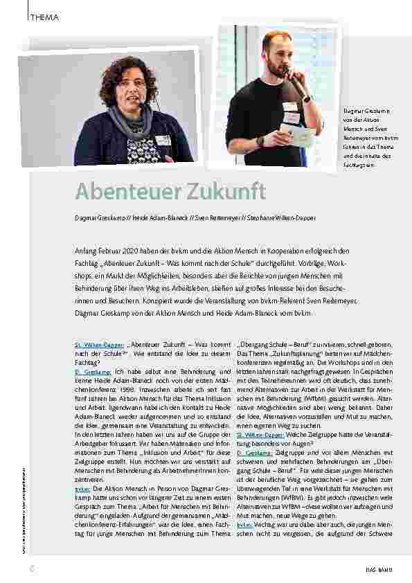 Vorschauseite 1: Abenteuer Zukunft
