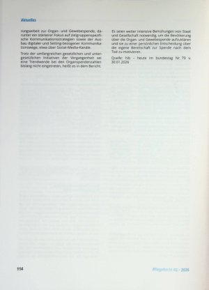 Vorschauseite 2: Abwanderung von Pflegekräften erhöht Sterblichkeit