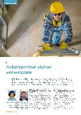 Vorschauseite 1: Betriebssicherheit: Arbeitsmittel sicher verwenden.