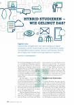Vorschauseite 1: Hybrid studieren - wie gelingt das?