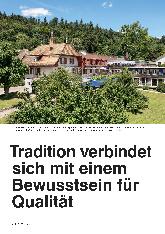 Vorschauseite 1: Tradition verbindet sich mit einem Bewusstsein für Qualität.