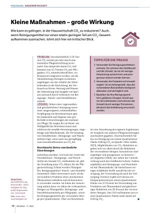 Vorschauseite 1: Kleine Maßnahmen – große Wirkung