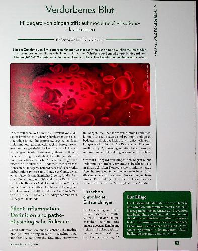 Vorschauseite 1: Verdorbenes Blut Hildegard von Bingen trifft auf moderne Zivilisations erkrankungen