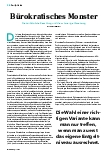 Vorschauseite 1: Bürokratisches Monster