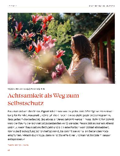 Vorschauseite 1: Achtsamkeit als Weg zum Selbstschutz