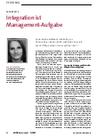 Vorschauseite 1: Integration ist Management-Aufgabe