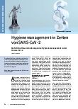 Vorschauseite 1: Hygienemanagement in Zeiten von SARS-CoV-2