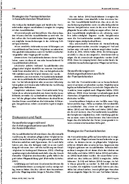 Vorschauseite 3: Herausforderungen in der Praxisanleitung Ein Blick auf die Akutund Intensivpflege