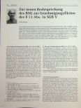Vorschauseite 1: Zur neuen Rechtsprechung des BSG zur Genehmigungsfiktion des § 13 Abs. 3a SGB V.
