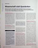 Vorschauseite 1: Wissenschaft statt Querdenken
