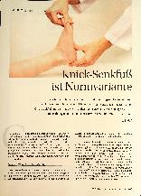 Vorschauseite 1: Knick-Senkfuß ist Normvariante.