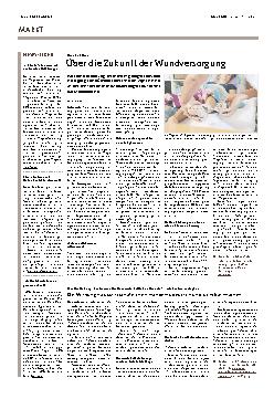 Vorschauseite 1: Über die Zukunft der Wundversorgung