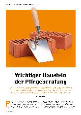 Vorschauseite 1: Wichtiger Baustein der Pflegeberatung