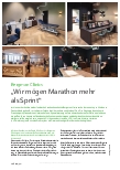 Vorschauseite 1: Wir mögen Marathon mehr als Sprint.