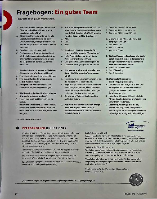 Vorschauseite 4: Innovationen und Erfahrungen verknüpfen