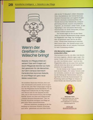 Vorschauseite 1: Wenn der Greifarm die Wäsche bringt