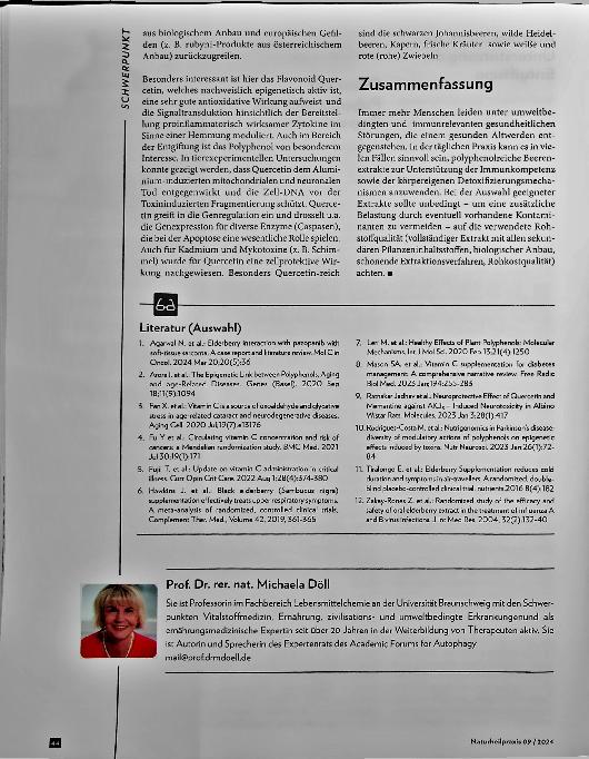 Vorschauseite 5: Schlüssel für das gesunde Altern: Immunsystem und Entgiftung