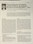 Vorschauseite 1: Finanzierung des Fortschritts und das Recht der gesetzlichen Krankenversicherung (GKV) - Teil 1