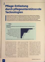 Vorschauseite 1: Pflegeentlastung durch pflegeunterstützende Technologien