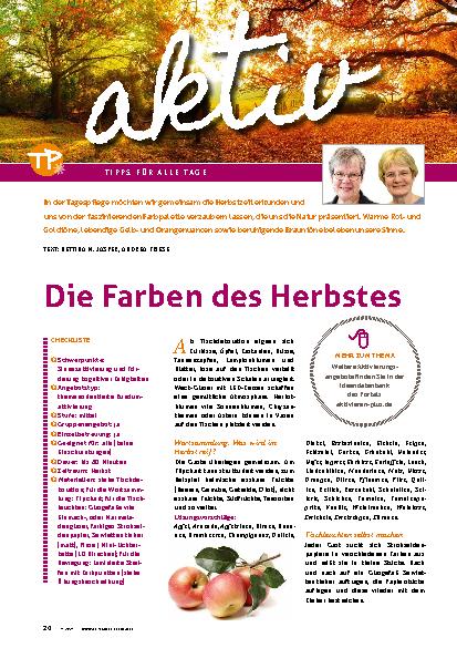 Vorschauseite 1: Die Farben des Herbstes