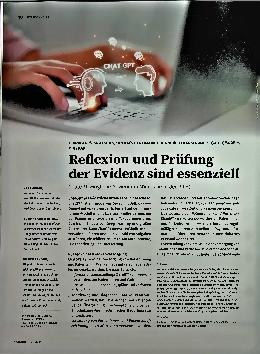 Vorschauseite 1: Reflexion und Prüfung der Evidenz sind essenziell.