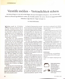 Vorschauseite 1: Verstöße melden - Vertraulichkeit sichern