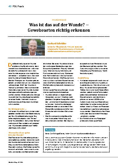 Vorschauseite 1: Was ist das auf der Wunde? – Gewebearten richtig erkennen