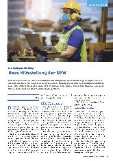 Vorschauseite 1: Neue Hilfestellung der BGW