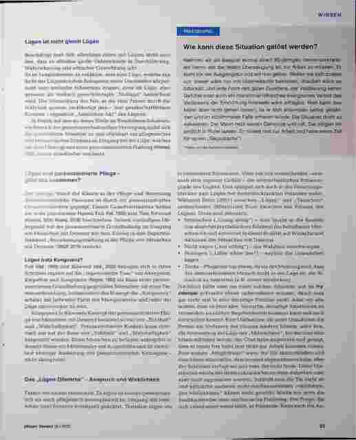 Vorschauseite 2: Heiligt der Zweck die Mittel? Lügen in der Arbeit mit demenzerkrankten Menschen - Konturen einer überfälligen Debatte