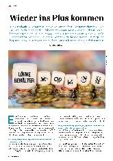 Vorschauseite 1: Wieder ins Plus kommen.