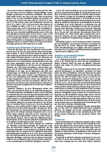 Vorschauseite 6: Erkennen Pflegende mögliche unerwünschte Arzneimittelwirkungen? Eine Analyse der Dokumentation in der stationären Langzeitpflege.