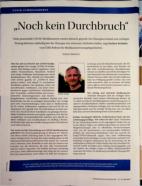 Vorschauseite 1: "Noch kein Durchbruch"